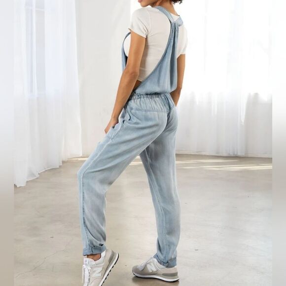 LOVESTITCH Pax Overall Reagan Wash Tencel Jumpsuit - Picture 4 of 16